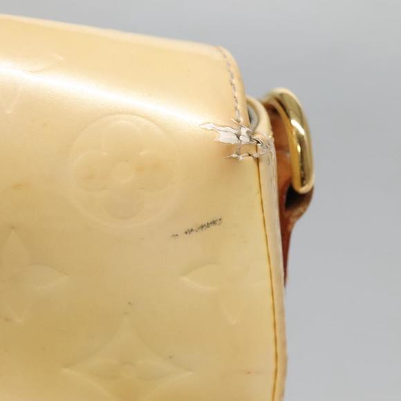 LOUIS VUITTON Monogram Vernis Malibu Street Bag Perle M91507 LV Auth 142214 - Picture 10 of 16